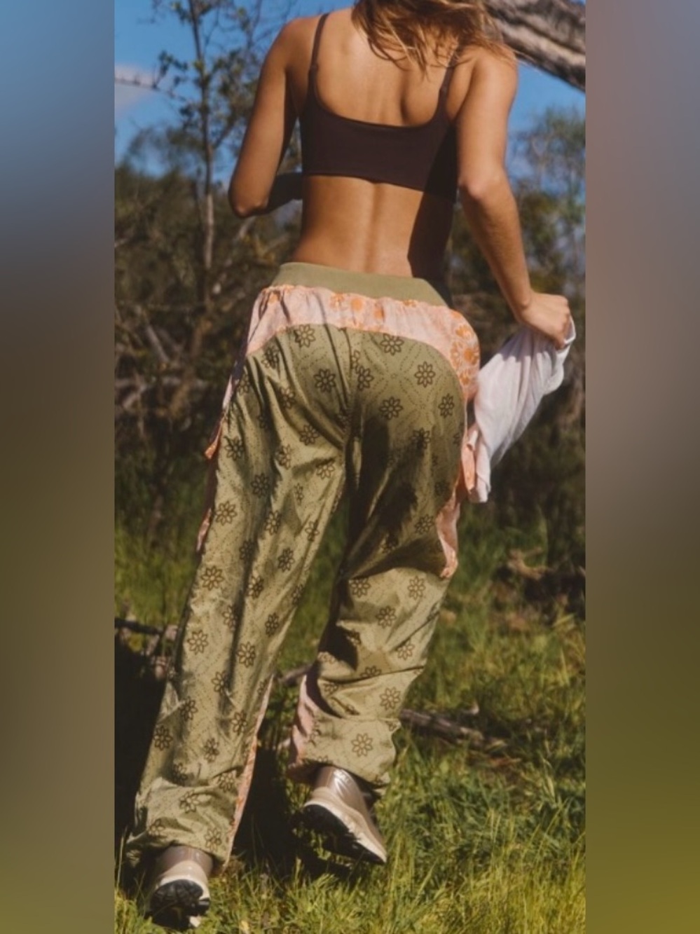 FP MOVEMENT by FREE PEOPLE ~ Colorburst Fleece-Lined Hike Pants ~ Army ~ XS NWT*